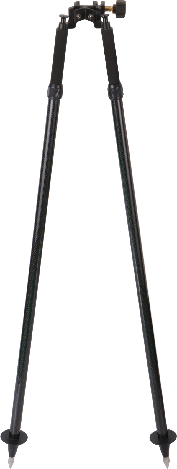 CLS22C3-Bipod for Pole, Carbon Fiber with anti-crush head, Width 25-38mm with Soft Bag