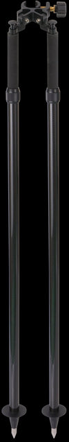 CLS22C3 - Bipod for Pole, Carbon Fiber with anti - crush head, Width 25 - 38mm with Soft Bag - Datum Tech Solutions