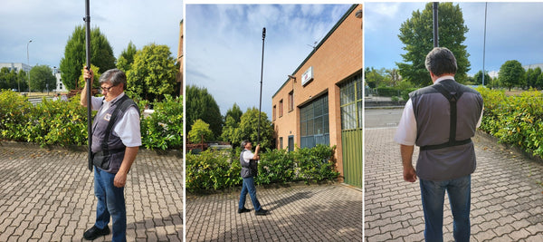 Scan&Go Telescopic Carbon Pole for BLK2GO being used |  Datum Tech Solutions